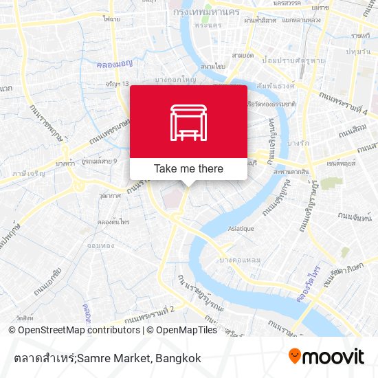 ตลาดสำเหร่;Samre Market map