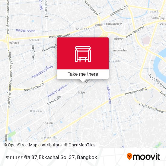 ซอยเอกชัย 37;Ekkachai Soi 37 map