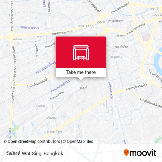 วัดสิงห์;Wat Sing map