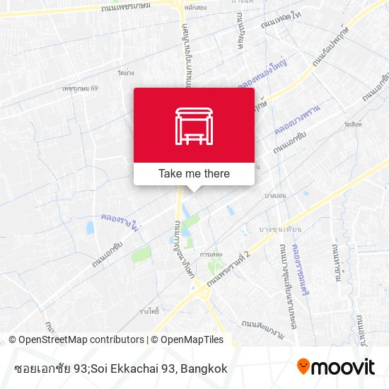 ซอยเอกชัย 93;Soi Ekkachai 93 map