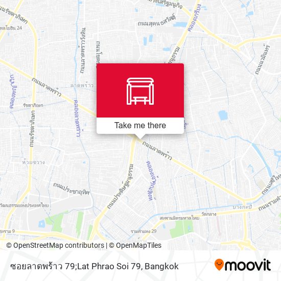 ซอยลาดพร้าว 79;Lat Phrao Soi 79 map