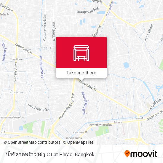 บิ๊กซีลาดพร้าว;Big C Lat Phrao map