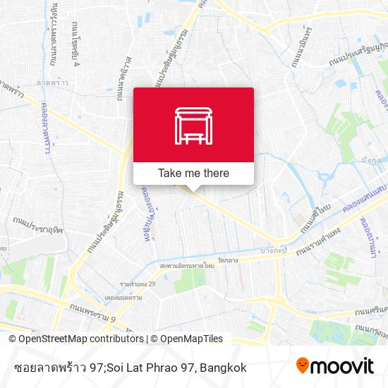 ซอยลาดพร้าว 97;Soi Lat Phrao 97 map