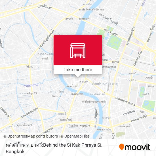 หลังสี่กั๊กพระยาศรี;Behind the Si Kak Phraya Si map