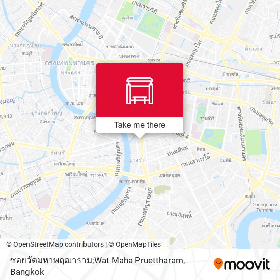 ซอยวัดมหาพฤฒาราม;Wat Maha Pruettharam map