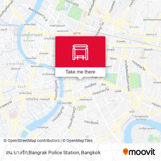 สน.บางรัก;Bangrak Police Station map