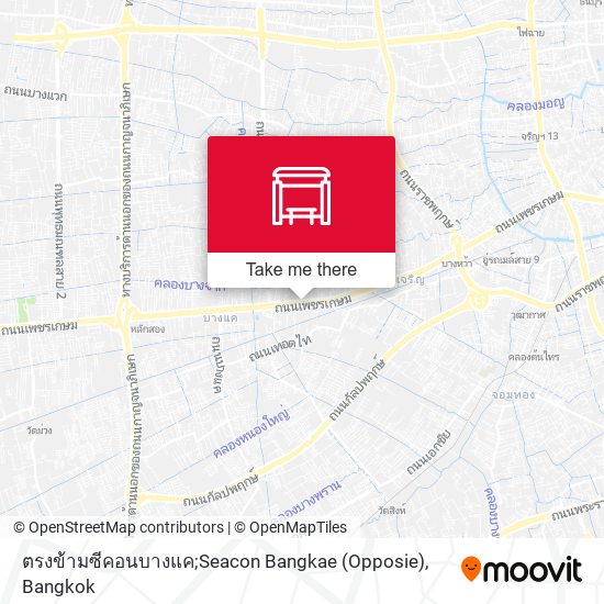 ตรงข้ามซีคอนบางแค;Seacon Bangkae (Opposie) map