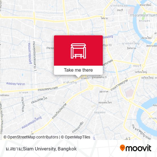 ม.สยาม;Siam University map