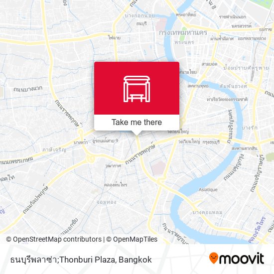 ธนบุรีพลาซ่า;Thonburi Plaza map