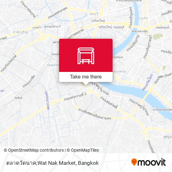 ตลาดวัดนาค;Wat Nak Market map