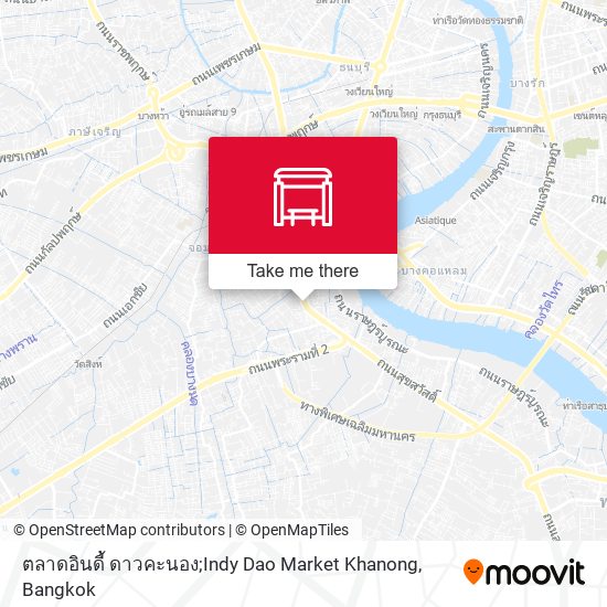 ตลาดอินดี้ ดาวคะนอง;Indy Dao Market Khanong map