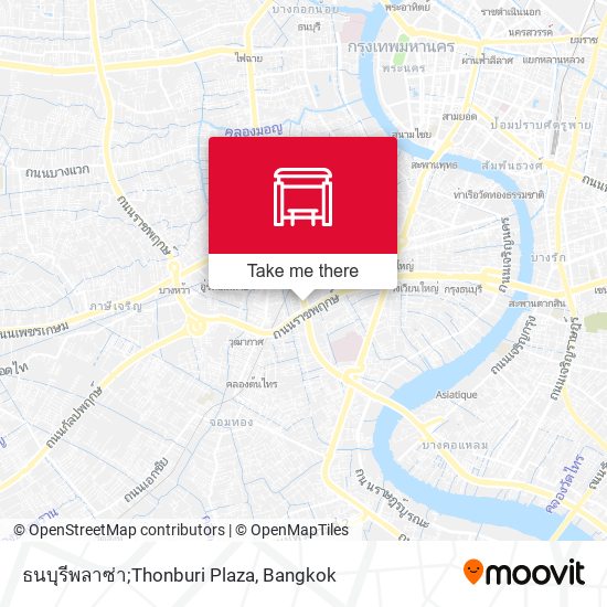 ธนบุรีพลาซ่า;Thonburi Plaza map