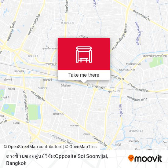 ตรงข้ามซอยศูนย์วิจัย;Opposite Soi Soonvijai map