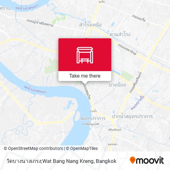 วัดบางนางเกรง;Wat Bang Nang Kreng map