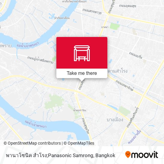 พานาโซนิค สำโรง;Panasonic Samrong map