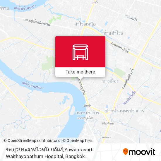 รพ.ยุวประสาทไวทโยปถัมภ์;Yuwaprasart Waithayopathum Hospital map