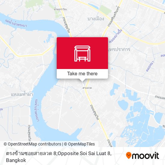 ตรงข้ามซอยสายลวด 8;Opposite Soi Sai Luat 8 map