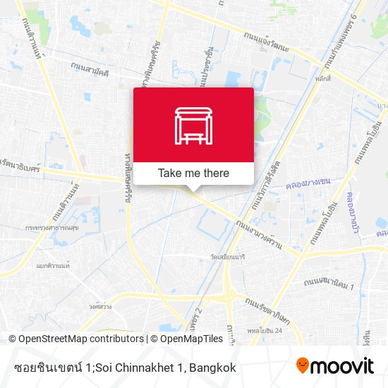 ซอยชินเขตน์ 1;Soi Chinnakhet 1 map