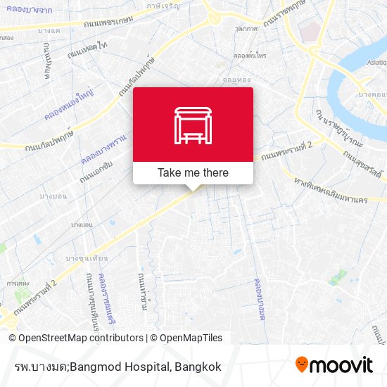 รพ.บางมด;Bangmod Hospital map