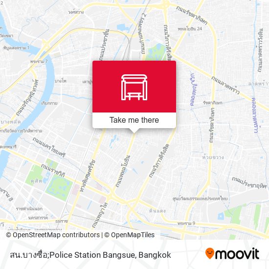 สน.บางซื่อ;Police Station Bangsue map