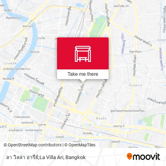 ลา วิลล่า อารีย์;La Villa Ari map