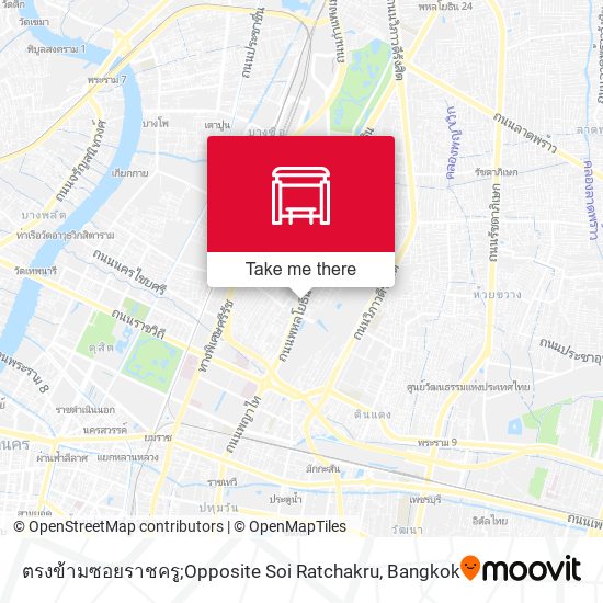 ตรงข้ามซอยราชครู;Opposite Soi Ratchakru map