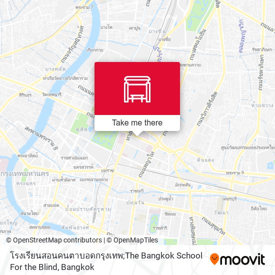 โรงเรียนสอนคนตาบอดกรุงเทพ;The Bangkok School For the Blind map