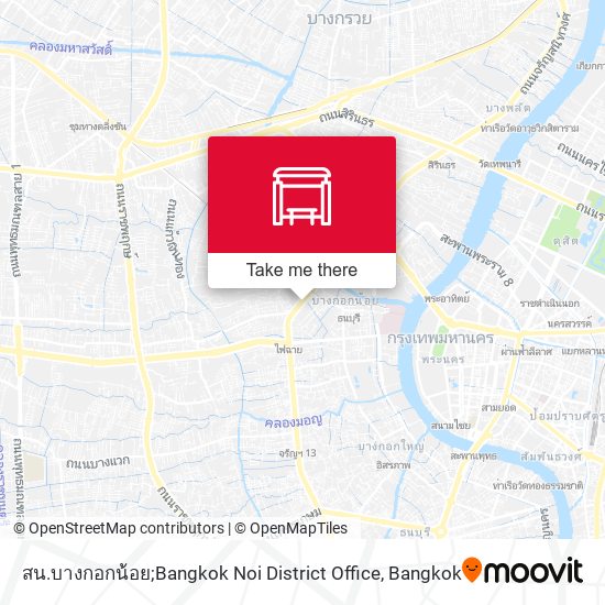 สน.บางกอกน้อย;Bangkok Noi District Office map