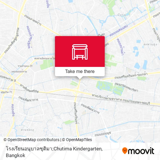 โรงเรียนอนุบาลชุติมา;Chutima Kindergarten map