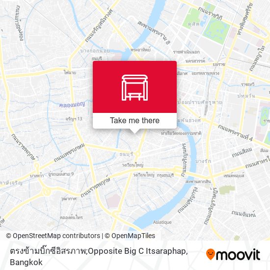 ตรงข้ามบิ๊กซีอิสรภาพ;Opposite Big C Itsaraphap map