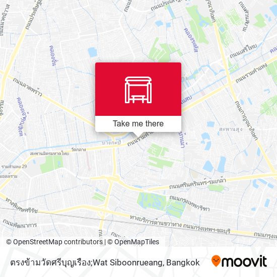 ตรงข้ามวัดศรีบุญเรือง;Wat Siboonrueang map