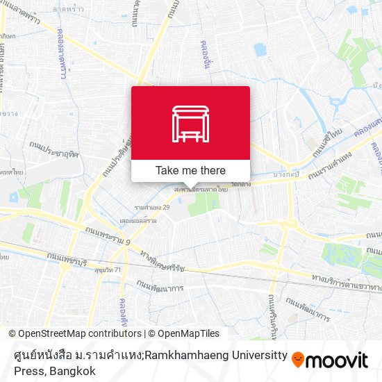 ศูนย์หนังสือ ม.รามคำแหง;Ramkhamhaeng Universitty Press map