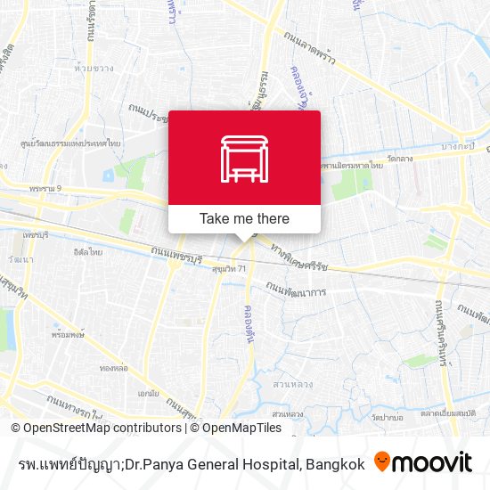 รพ.แพทย์ปัญญา;Dr.Panya General Hospital map