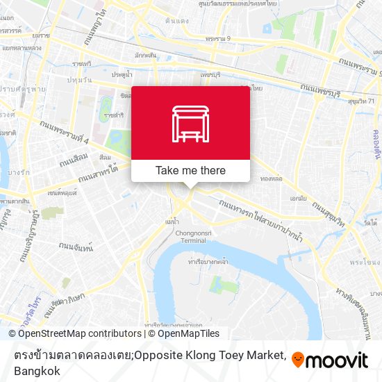ตรงข้ามตลาดคลองเตย;Opposite Klong Toey Market map