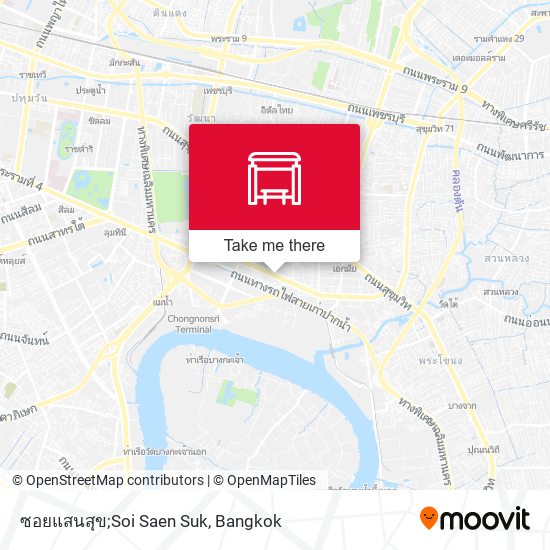 ซอยแสนสุข;Soi Saen Suk map