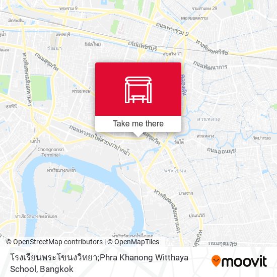 โรงเรียนพระโขนงวิทยา;Phra Khanong Witthaya School map