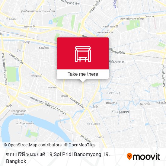 ซอยปรีดี พนมยงค์ 19;Soi Pridi Banomyong 19 map