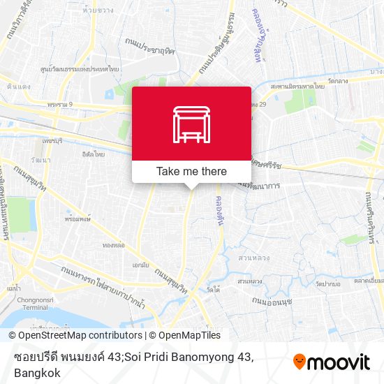 ซอยปรีดี พนมยงค์ 43;Soi Pridi Banomyong 43 map