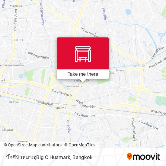 บิ๊กซีหัวหมาก;Big C Huamark map