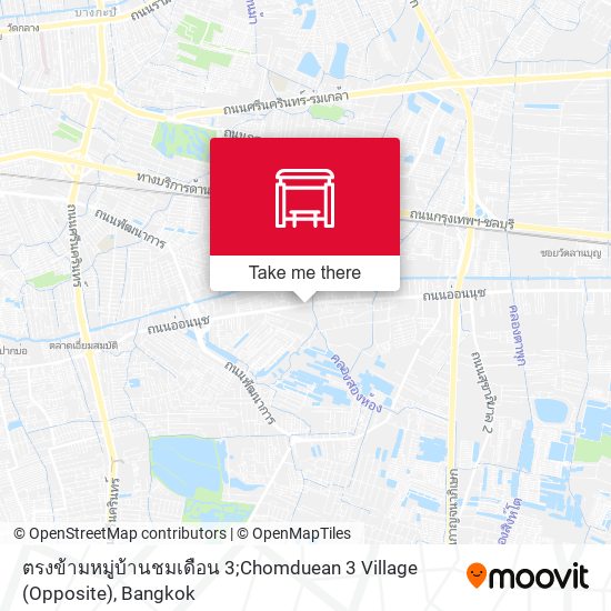 ตรงข้ามหมู่บ้านชมเดือน 3;Chomduean 3 Village (Opposite) map