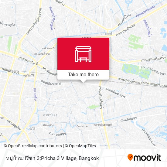 หมู่บ้านปรีชา 3;Pricha 3 Village map
