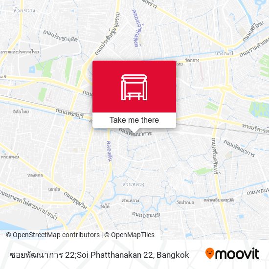 ซอยพัฒนาการ 22;Soi Phatthanakan 22 map