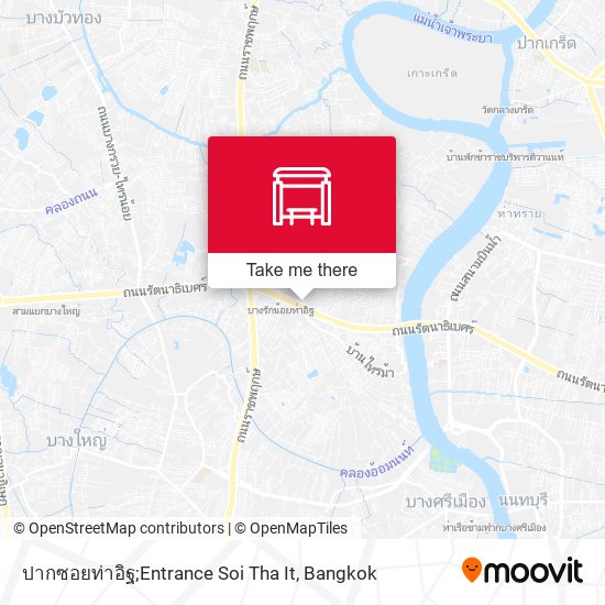 ปากซอยท่าอิฐ;Entrance Soi Tha It map