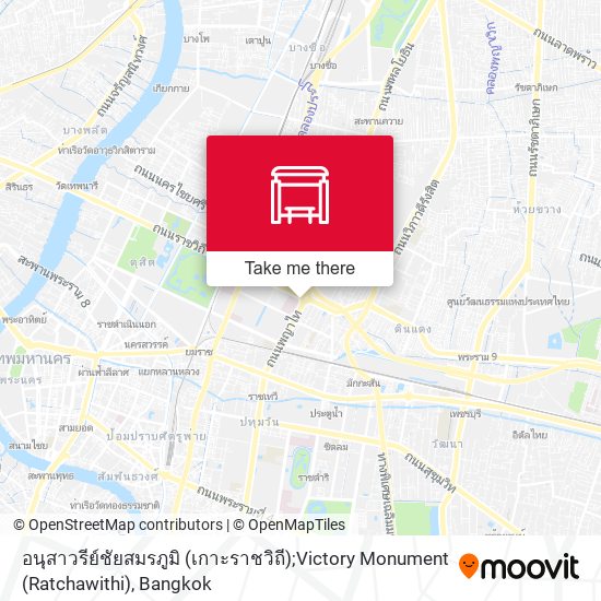 อนุสาวรีย์ชัยสมรภูมิ (เกาะราชวิถี);Victory Monument (Ratchawithi) map