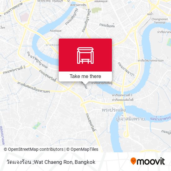 วัดแจงร้อน ;Wat Chaeng Ron map