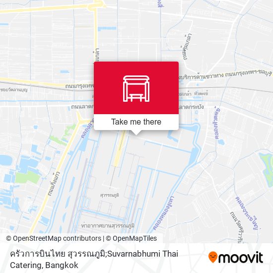 ครัวการบินไทย สุวรรณภูมิ;Suvarnabhumi Thai Catering map