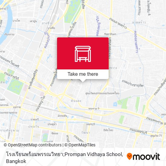 โรงเรียนพร้อมพรรณวิทยา;Prompan Vidhaya School map