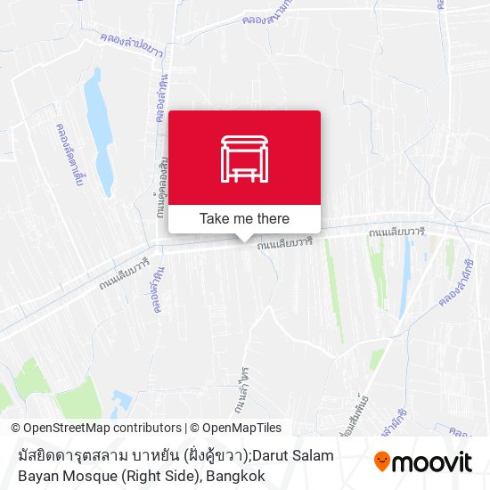 มัสยิดดารุตสลาม บาหยัน (ฝั่งคู้ขวา);Darut Salam Bayan Mosque (Right Side) map