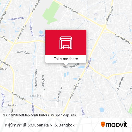 หมู่บ้านราณี 5;Muban Ra Ni 5 map