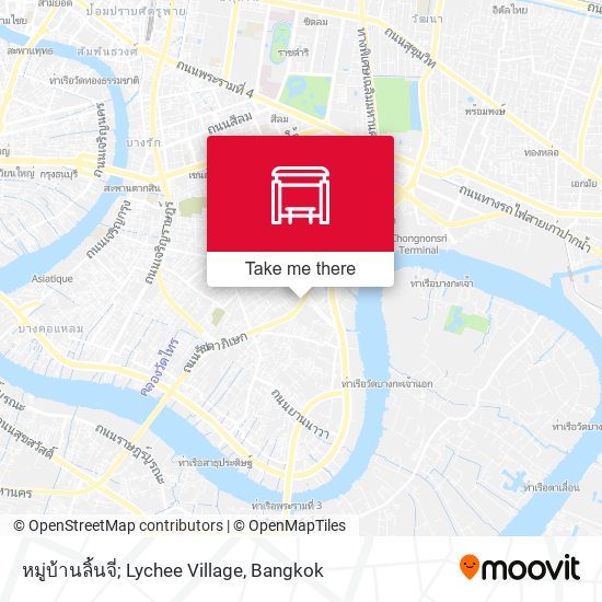 หมู่บ้านลิ้นจี่; Lychee Village map